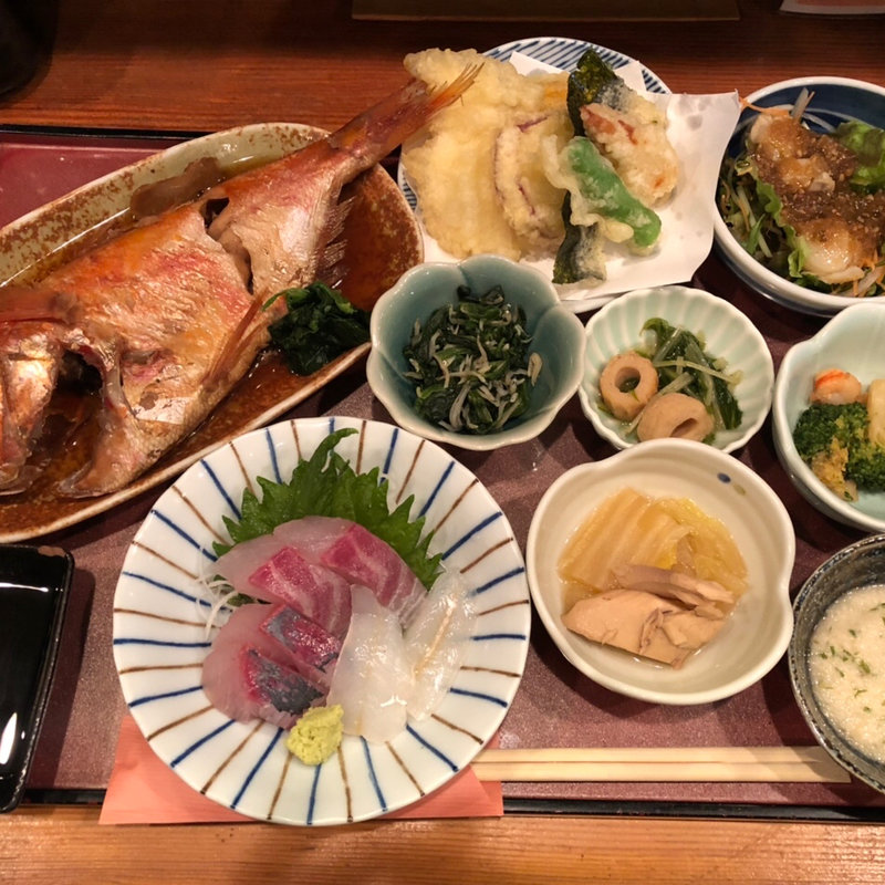 煮魚御膳(みかん)