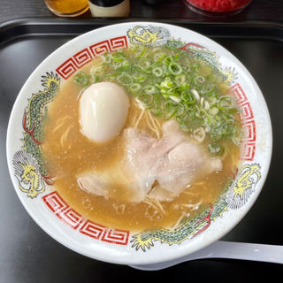 煮卵ラーメン(博多ラーメン専門店 幸ちゃんラーメン 西月隈店)