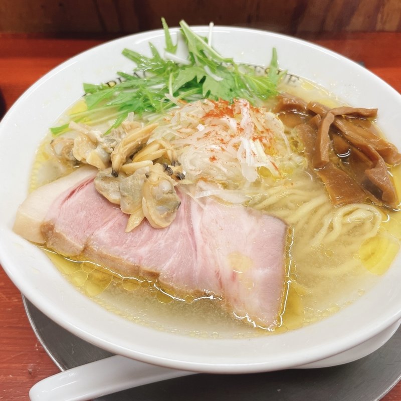鶏と浅利の塩ラーメン(バラック ディー.エム竹末 （BARRACK D.M竹末）)