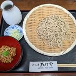 ざるそば　納豆(めん房　たけや （たけや）)