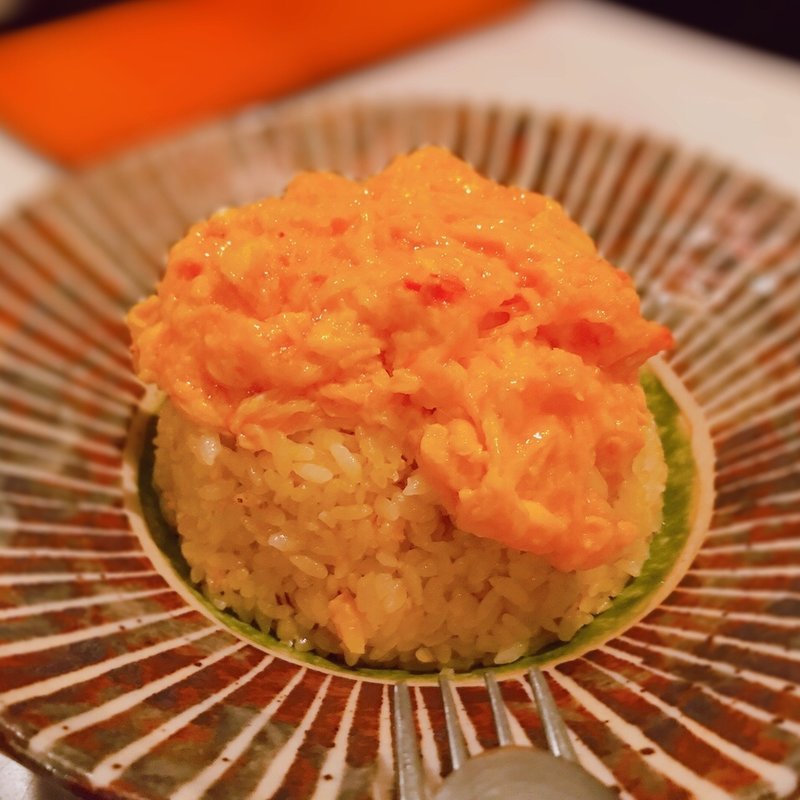 蟹と濃厚卵の蟹玉チャーハン(CINA New Modern Chinese 恵比寿本店)