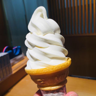 鹿児島芋焼酎ソフトクリーム(ブルーシール 仙巌園店)