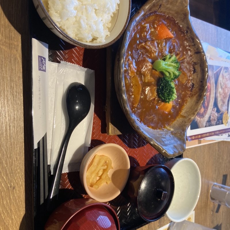 豚タンとごろごろ野菜のデミ味噌"和"シチュー定食(大戸屋 八王子店 )