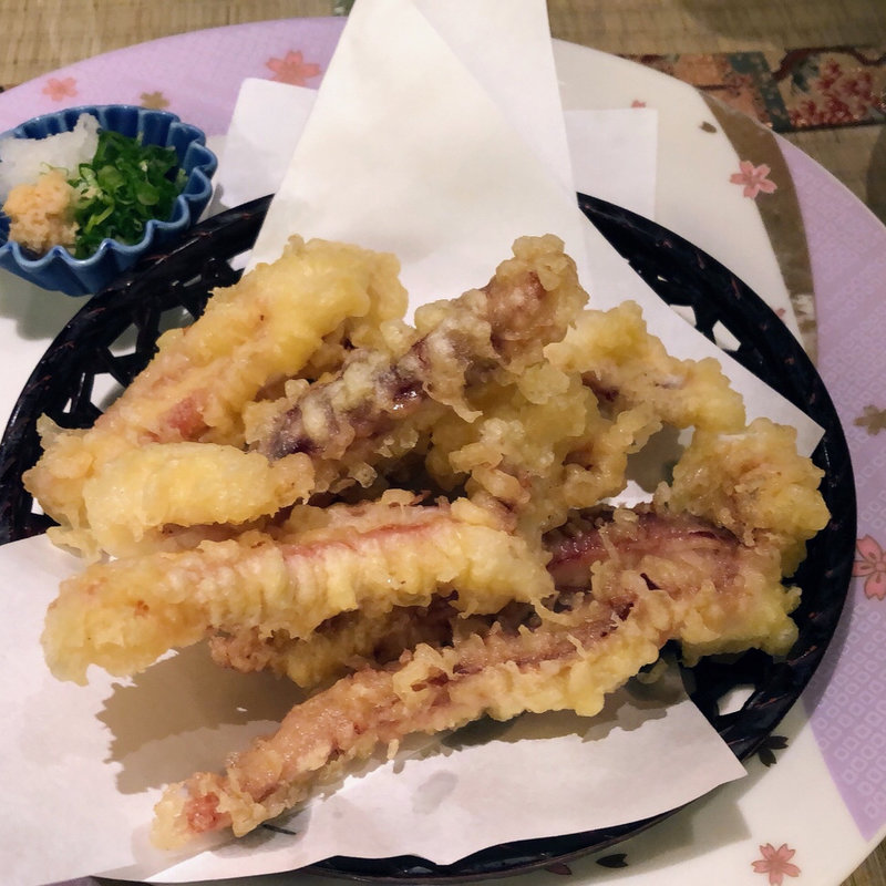 イカ下足天ぷら(無法松 )