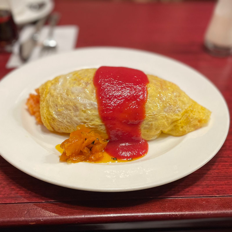 オムライスセット(喫茶サンシャイン )