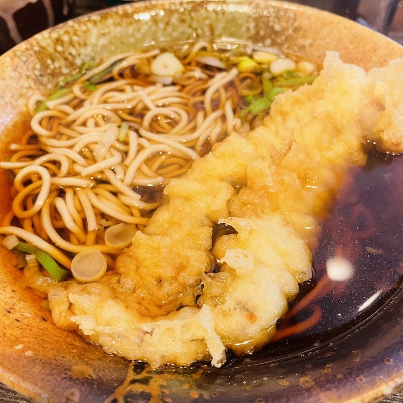 げそ天そば(三松)