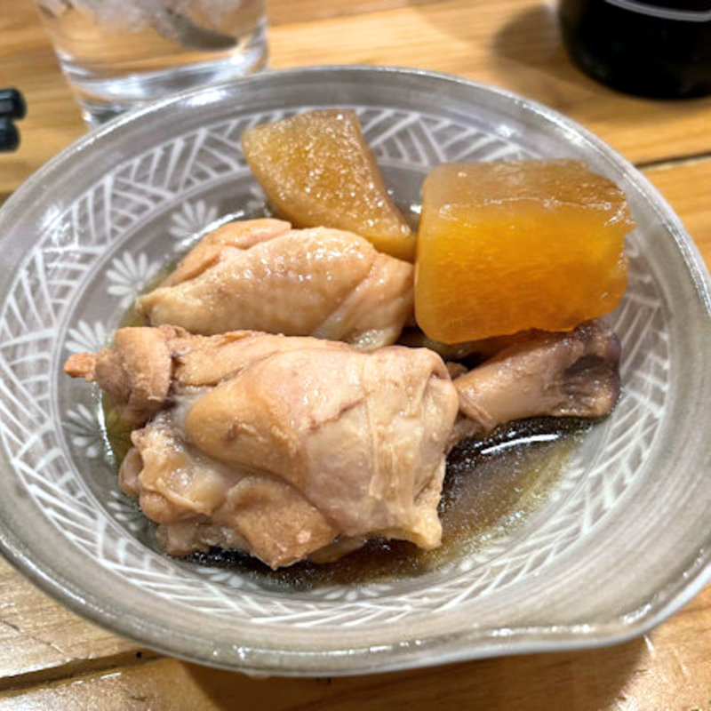 お通し(瓦焼き ひとたらし)