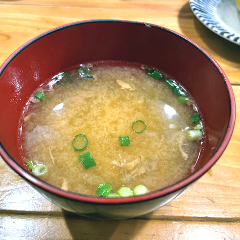 あら汁(瓦焼き ひとたらし)