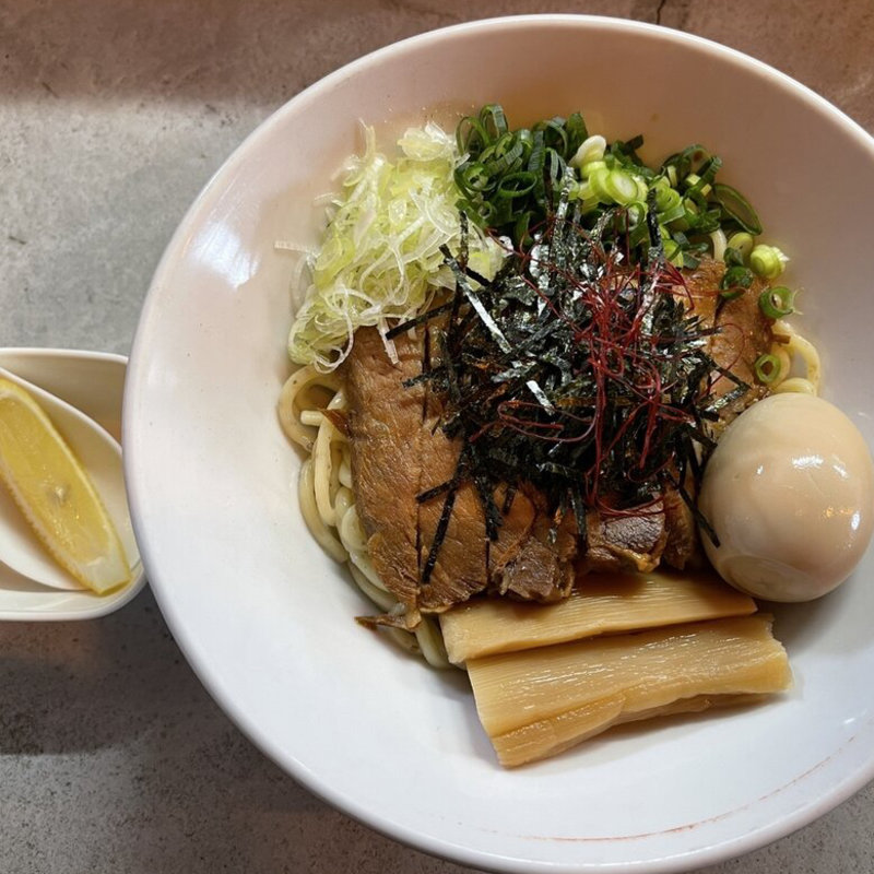 鶏油そば(Menya Tomimoto toriabura-soba)