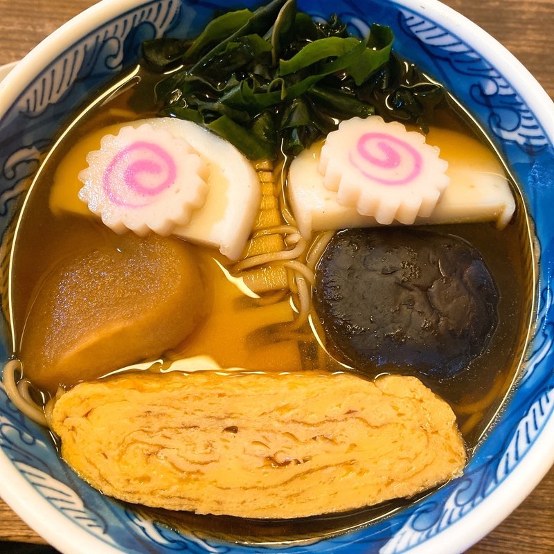 おかめそば(長寿庵 千葉松波店)