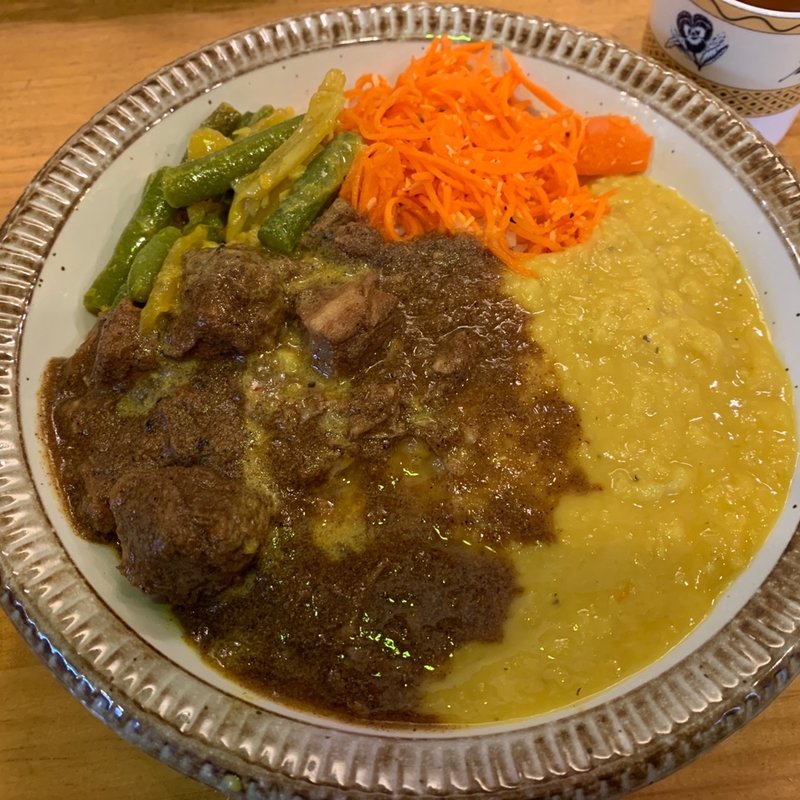 モーニングカレー パリップ&ポーク(スパイスカレー食堂)