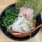 ラーメンほうれん草マシ(横浜ラーメン 武蔵家 御茶ノ水店)