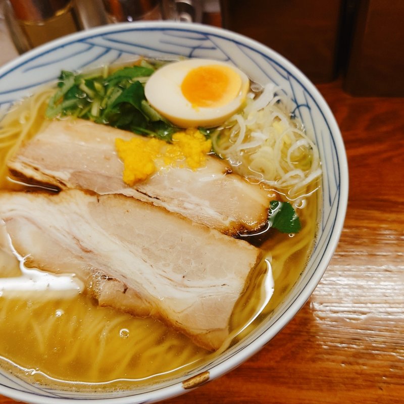 和風柚子柳麺　大盛(麺屋 ひょっとこ )