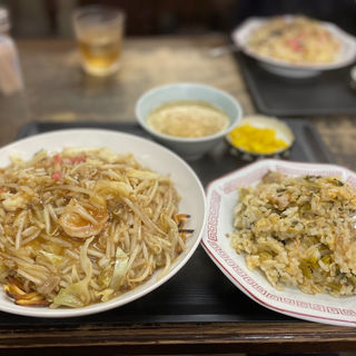餡掛け皿うどんセット(中華料理シャン )