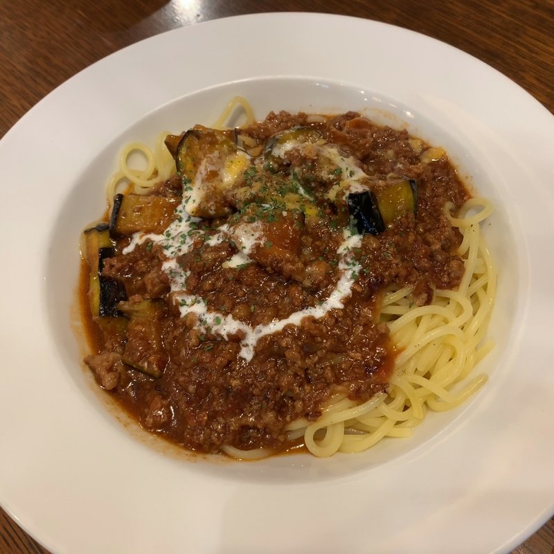 揚げ茄子入りさいたま三郷ミートソース(イタリア食堂 nono)