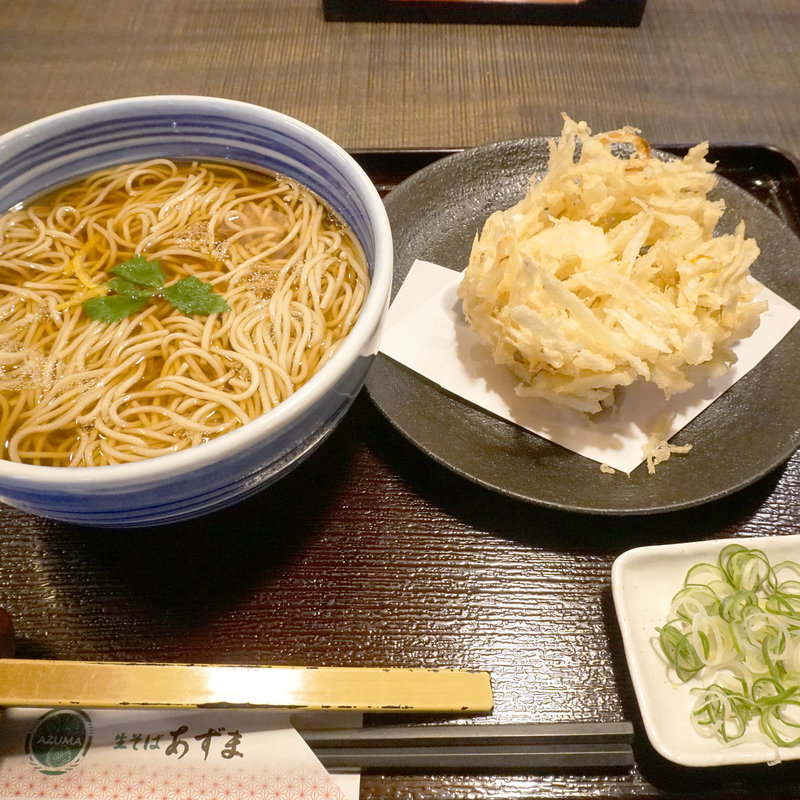 ごぼう天蕎麦(生そばあずま 長住店)