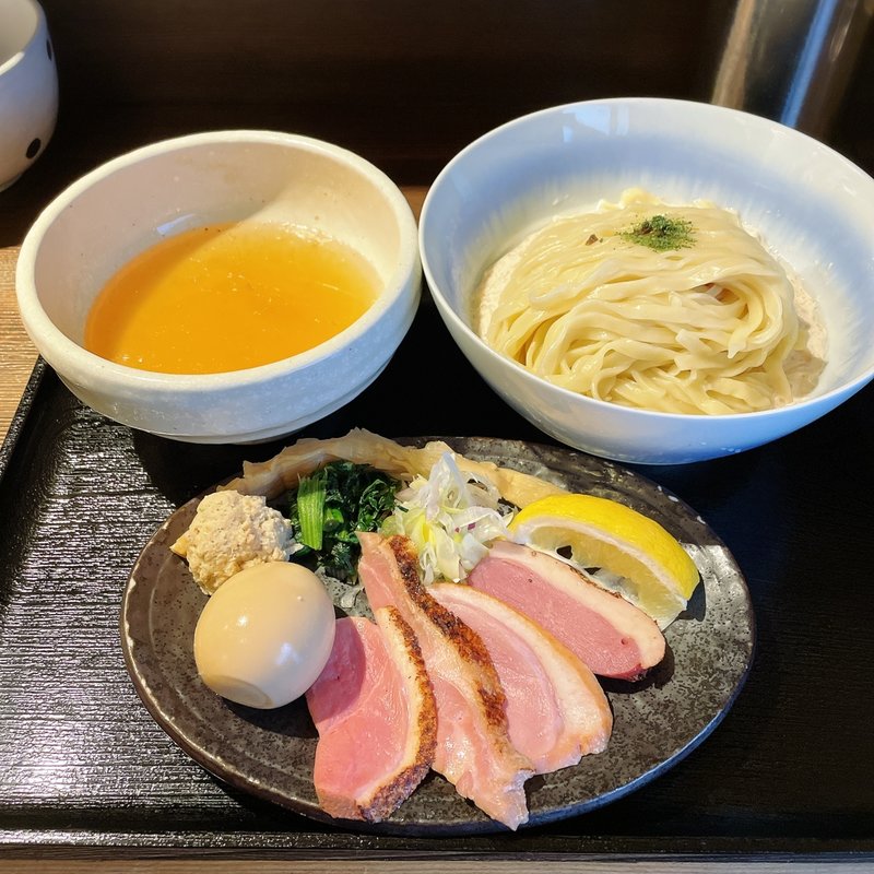 鴨出汁手揉み塩つけ蕎麦(鴨出汁中華蕎麦麺屋yoshiki)