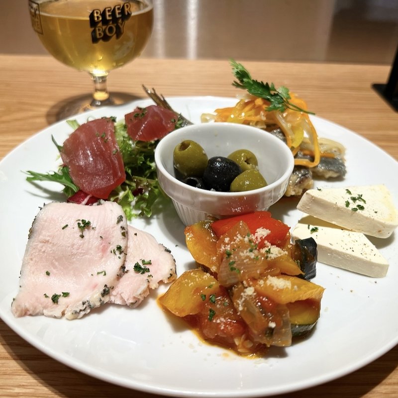 前菜盛り合わせ(クラフトビアマーケット)