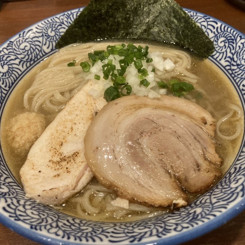 京小麦と京煮干の冷しらぁめん(麺や而今 （じこん）)