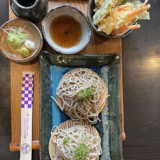 天ぷら蕎麦セット(そば工房 蕎花)