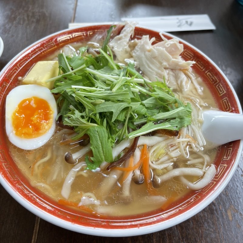 塩バターきのこラーメン(支那家 味しろ )