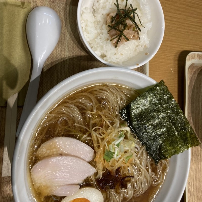 鶏そば(醤油)(纏 高幡不動店 （まとい）)