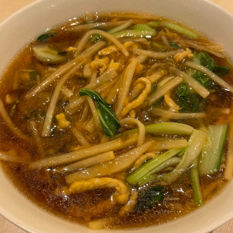 細切り豚肉スープそば(中国料理煌蘭川崎店)