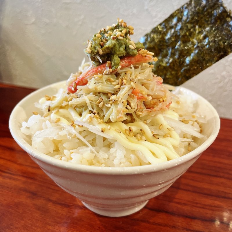 日替飯~大人のカニマヨ~( 灼味噌らーめん 八堂八（やどや）)