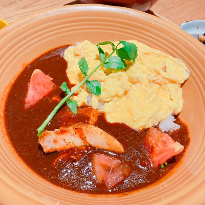 オムトマトハヤシごはん(マルモキッチン ルミネエスト新宿店)