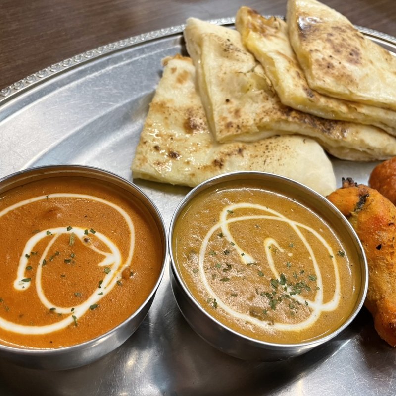 チーズナンセット(インド料理ボンベイキッチン)