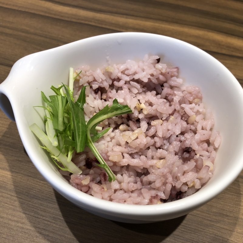 美人玄米入りご飯(らぁ麺フロマージュ Due Italian 彦根店)