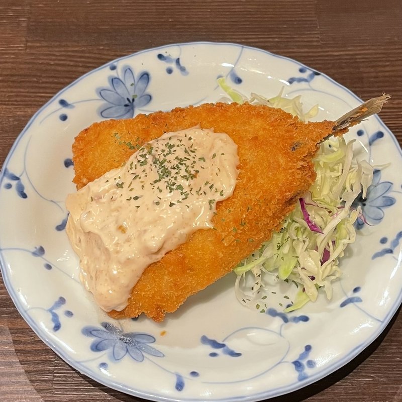 アジフライ明太タルタル(ほろよい金魚)