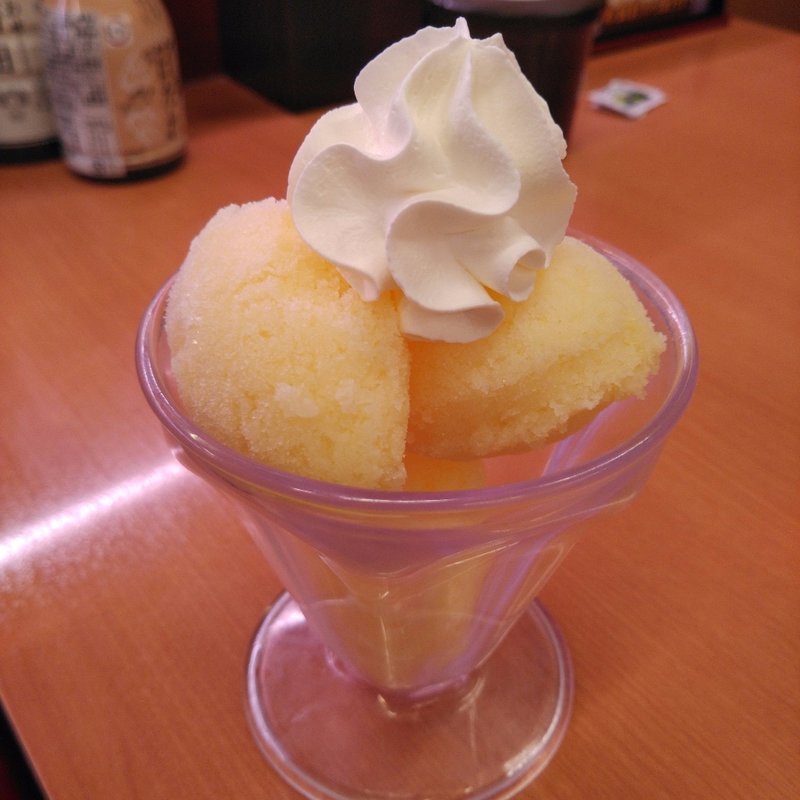 シャリっとミルクセーキ(スシロー 一関店 )