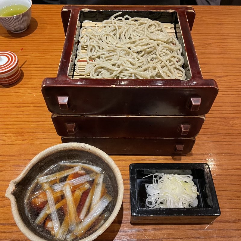 鴨せいろ　大盛(沙伽羅)