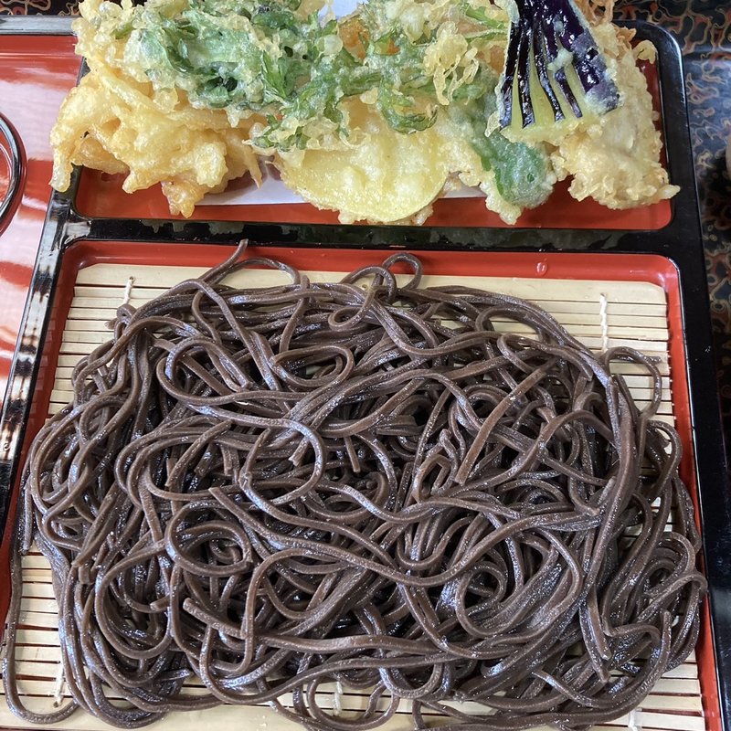 ざる天ぷらそば(ぎん鈴)