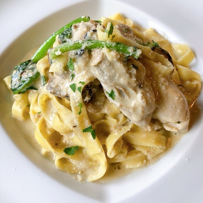 牡蠣のラグーソースクリーム(イル・ガビアーノ)