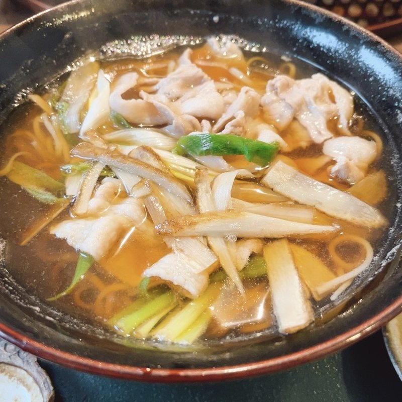 ごぼう肉そば(手打ちそば古祁庵)