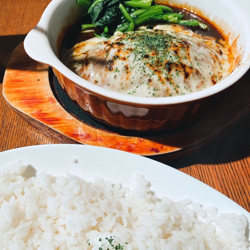 煮込みハンバーグランチ(Grill＆Oyster Rico～リコ～牡蠣と魚 青葉台)