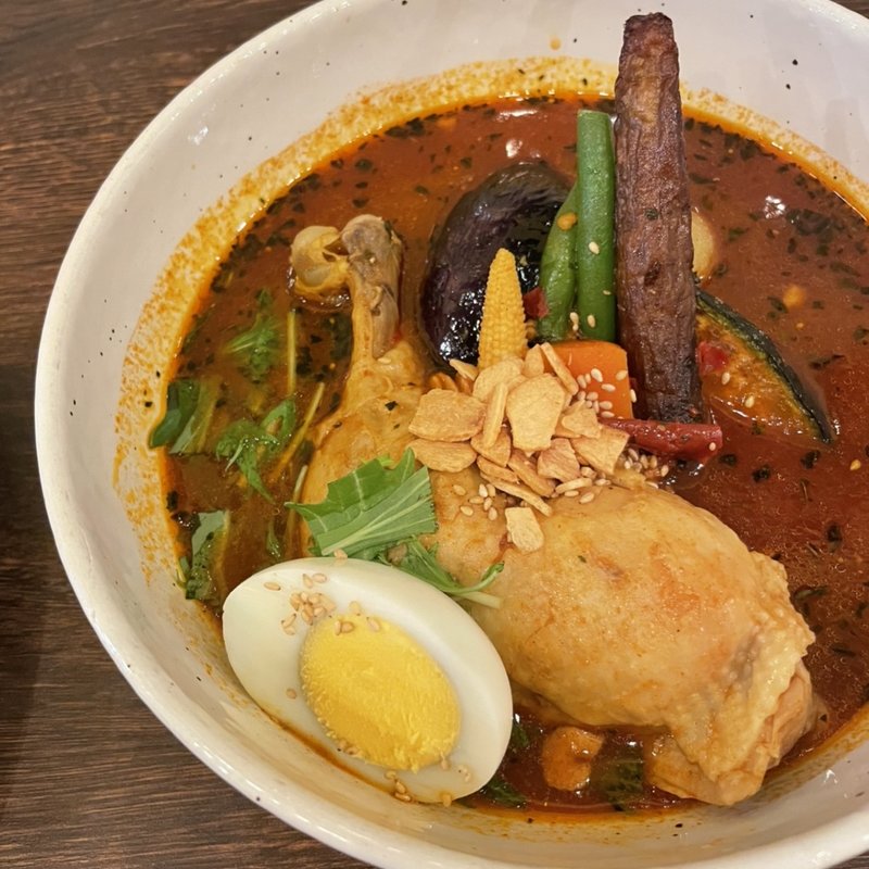 チキンスープカレー(札幌スープカレー イエロースパイス 北堀江店)
