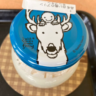 白い鹿のプリン(モンブラン)(まほろば大仏プリン本舗本店プリンの森カフェ)