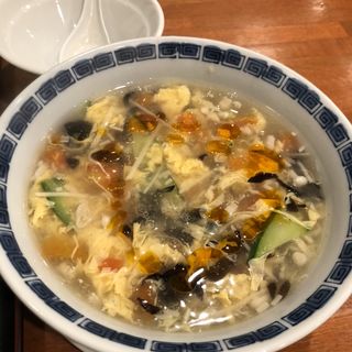 四川風辛味酢入りスープ(酸辣湯)