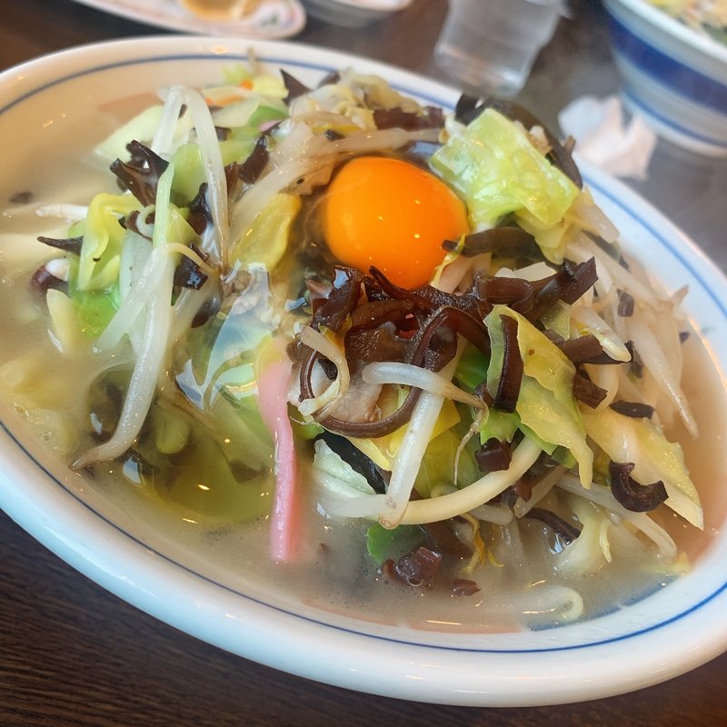 大盛チャンポン（玉子入り）(本場の味 長崎亭 那珂川店)