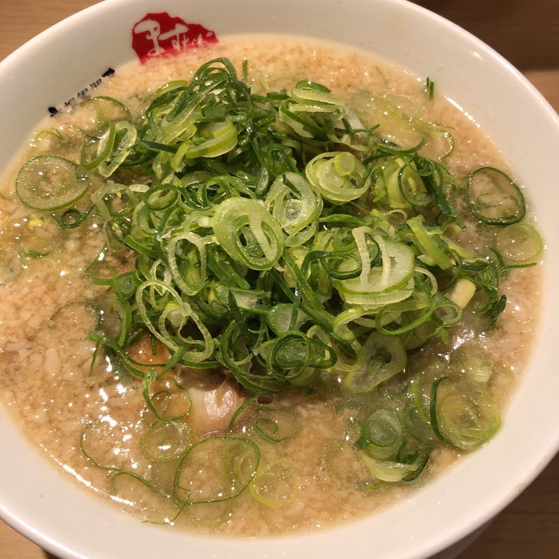 九条ねぎラーメン(京都銀閣寺ますたにラーメン 日本橋本店)