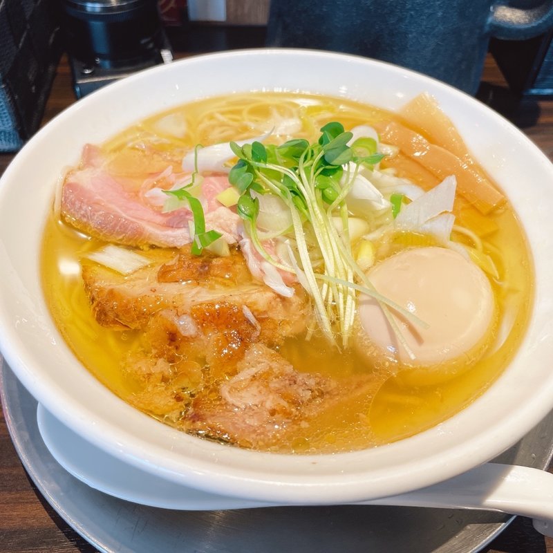 味玉鶏塩らーめん(らーめん剣豪)