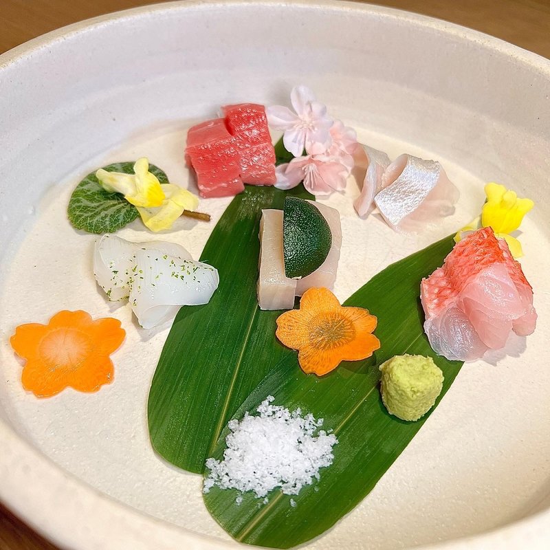 お造りおまかせ盛り合わせ(南渋谷 なみの上)