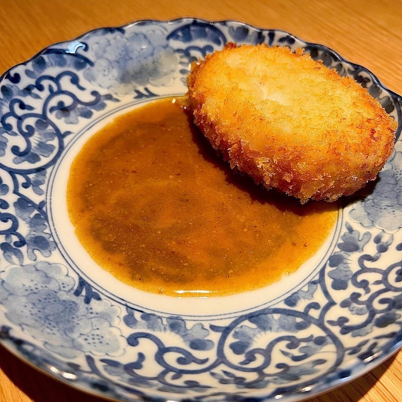 カニたっぷりクリームコロッケ(南渋谷 なみの上)