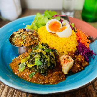 あいがけカレー(グッドラックカリー )
