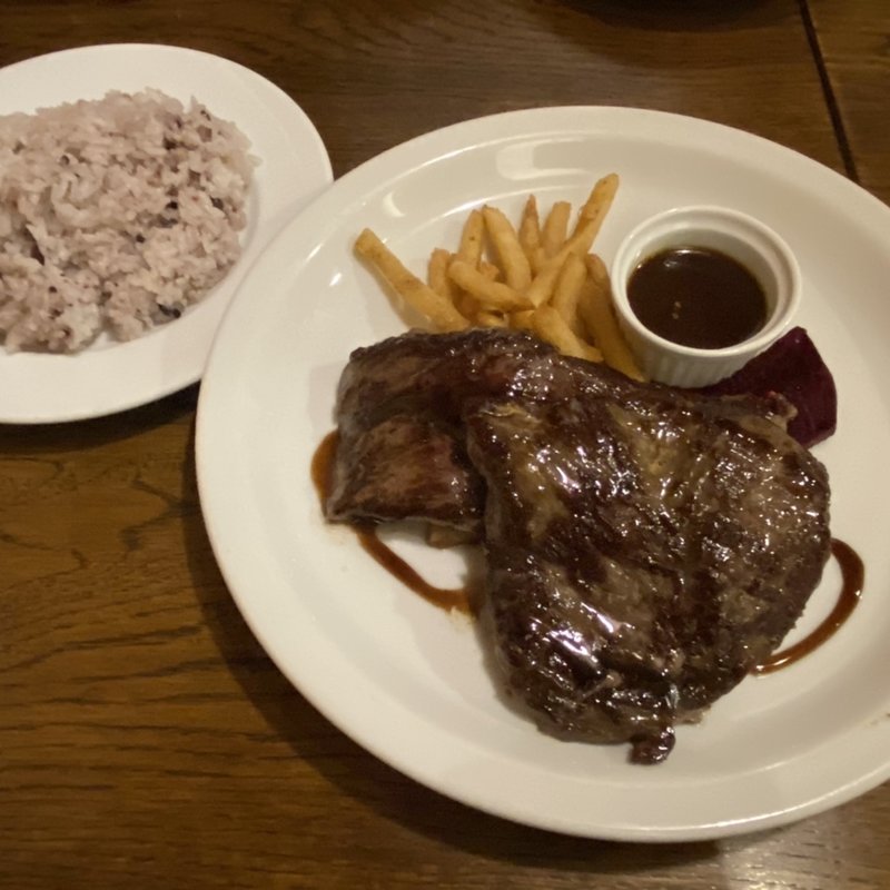 ハラミステーキダブル(熟成和牛とシチリアワインせいとう本店)