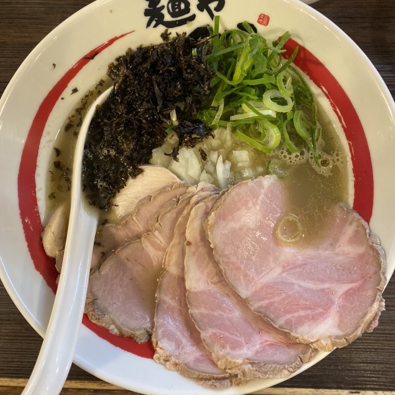 チャーシュー追い煮干しそば(麺や でこ )