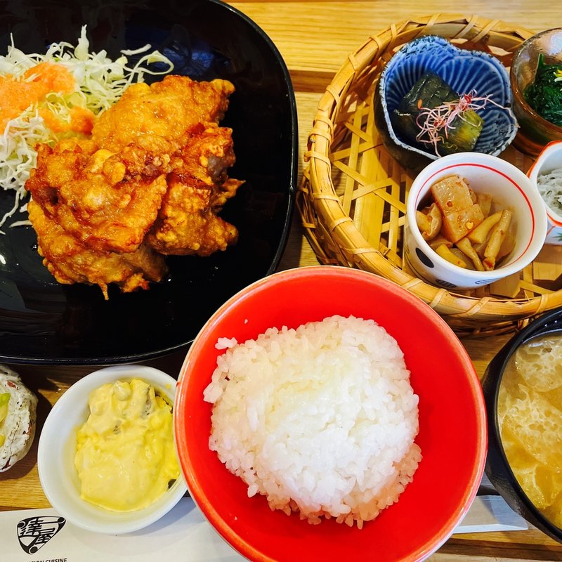 唐揚げランチ(達屋 TAZ-YA 阪急梅田店)